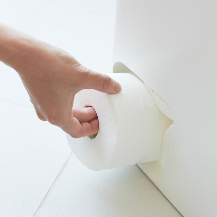 Actual product image Yamazaki PLATE toilet roll holder