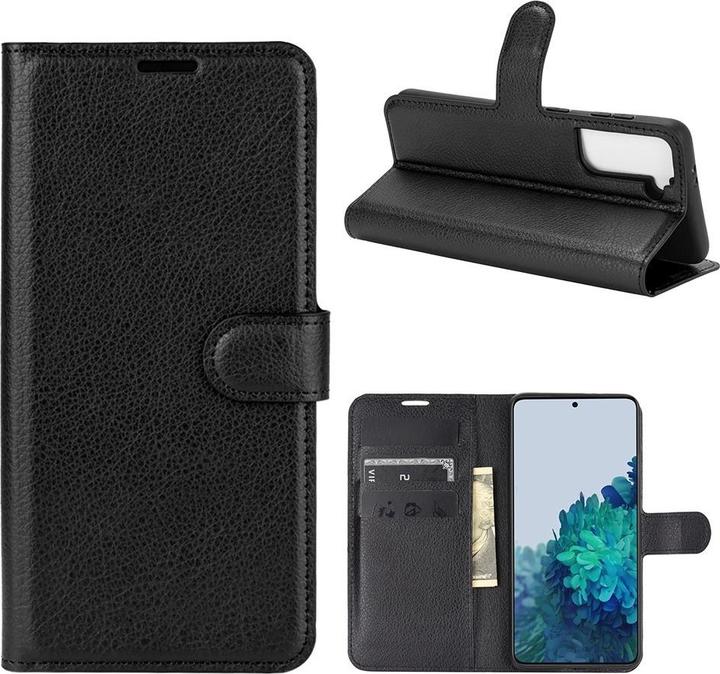 Actual product image Cover-Discount Galaxy S21 - Leather case cover black (Samsung Galaxy S21)