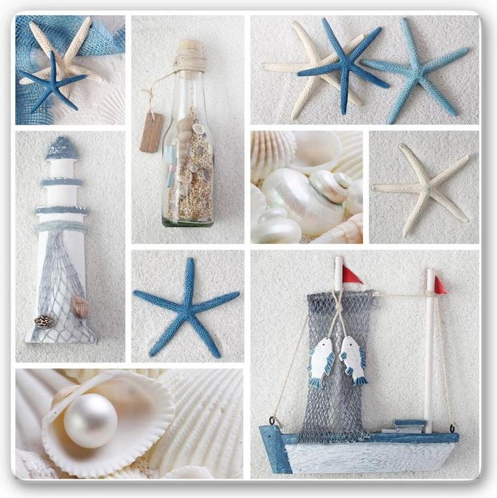 Image du produit Trenddeko collage sur la plage (20 x 20 cm)