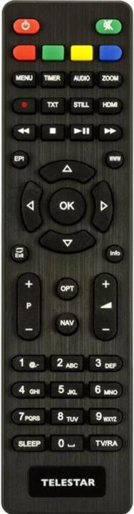 Telestar Original FB digiHD TS3, TS4, TS5, TS6, DIGISTAR T2 IR, TT5 IR and many more (Device-specific remote control, Infrared)