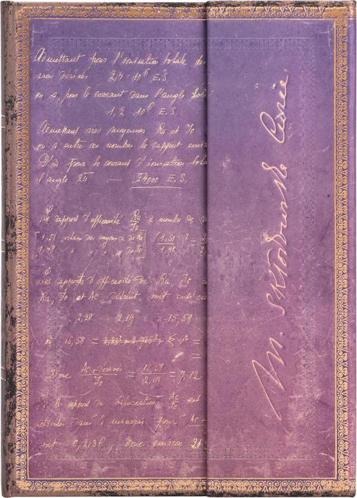Produktbild Paperblanks Notizbuch Marie Curie 13 x 18 cm, Liniert (13 x 18 cm, Liniert, Harter Einband)