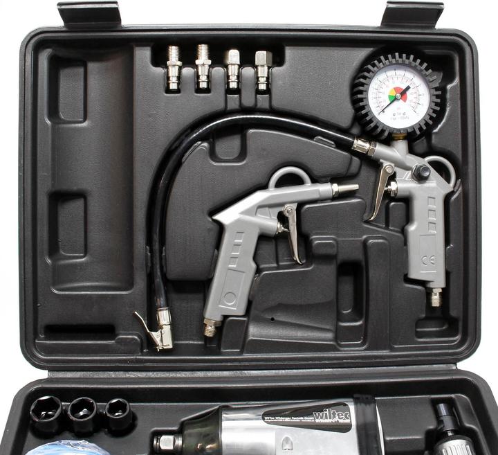 Immagine prodotto Wiltec Druckluftgeräte-Set (Aria compressa)