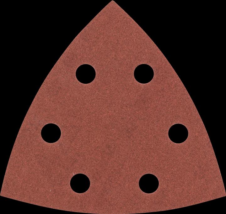 Actual product image Bosch Zubehör Sanding sheet set for delta sander, 93 mm, 240, 6 holes, 25-pack (240)