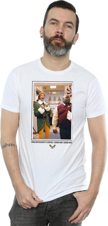 Immagine prodotto Elf OMG Santa Photo Maglietta Uomo (3XL)
