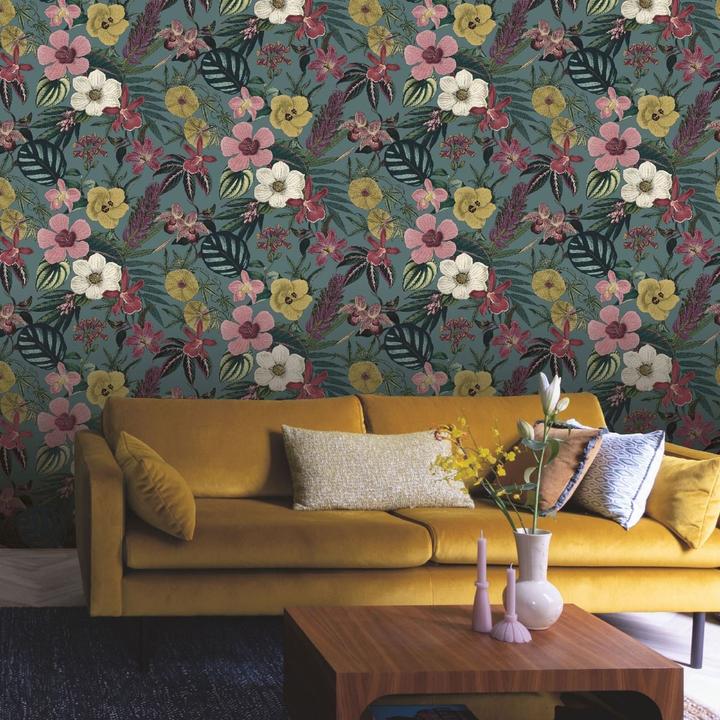 Actual product image Rasch Priya Floral Wallpaper