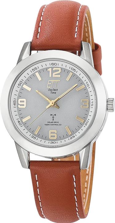 Immagine prodotto ETT ELS-11495-12L Orologio radiocomandato a energia solare Gobi da donna 34mm 5ATM (Orologio radiocontrollato, 34 mm)