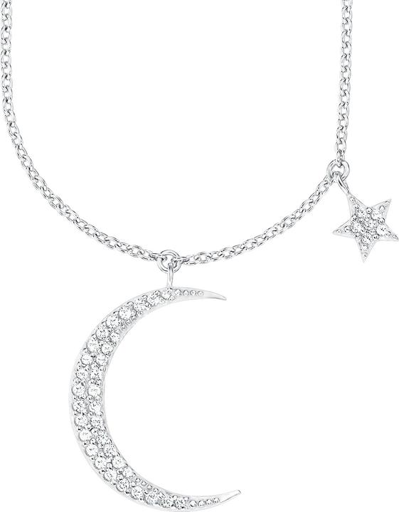 Actual product image Amor Moon & Star (Silver, Zirconia, 45 cm)