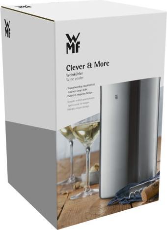 Produktbild WMF Sekt-Weinkühler Edelstahl Flaschenkühler doppelwandig 19,5cm Clever&More matt