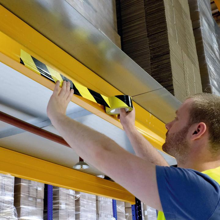 Immagine prodotto Durable Nastro adesivo DURALINE® Basic 50/016 giallo/nero (50 mm)
