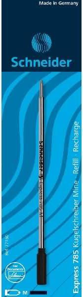 Produktbild Schneider Kugelschreibermine Express 785 Strichstärke: 0,5 mm Schreibfarbe: schwarz (Nachfülleinheit, Schwarz, 0.50 mm)