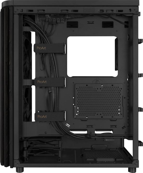 Produktbild ASUS Case PROART PA401 WOOD TG PWM BLACK (ATX)