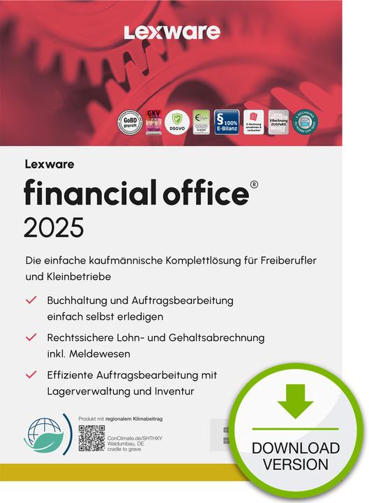 Produktbild Lexware financial office 2025 - Abo (1 User, unbegrenzt)