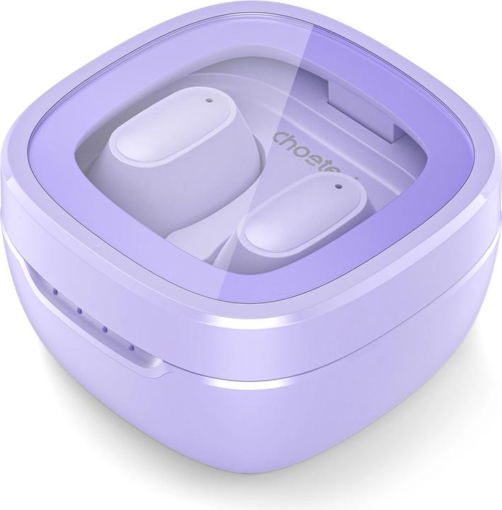 Immagine prodotto Choetech Cuffie MEMS wireless TWS Bluetooth 5.3 - viola (8 h, Senza fili)
