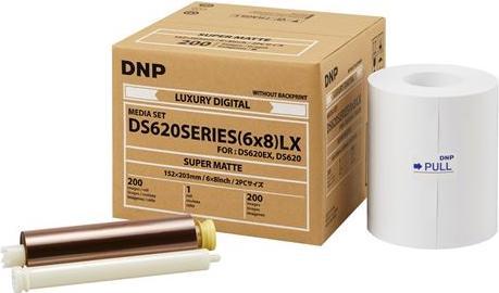 Actual product image DNP Paper Super Mat 1 roll each 200 pcs. 15x20 for DS620 (200 x, 15 x 20 cm)