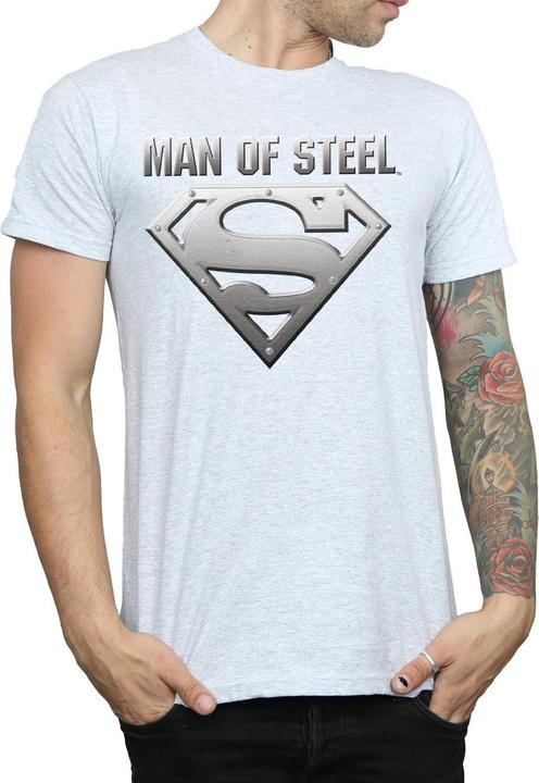 Immagine prodotto Superman Man Of Steel Shield Maglietta Uomo (XL)