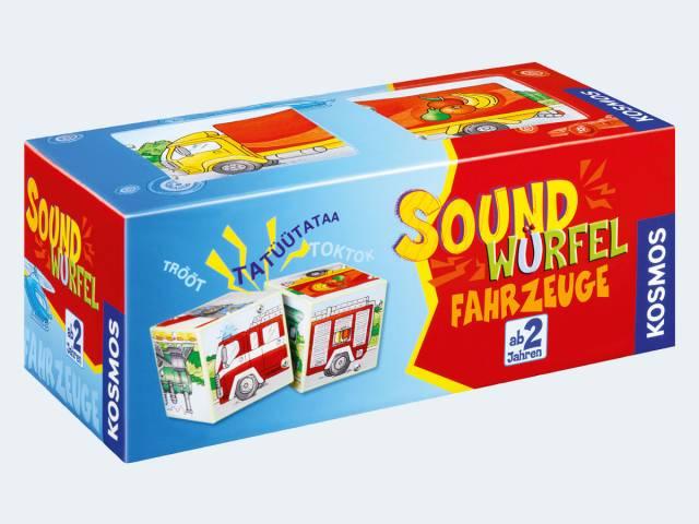 Actual product image Kosmos sound cubes - vehicles