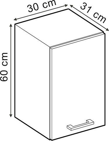 Immagine prodotto Vicco Hängeschrank R-Line (30 x 60 x 31 cm)