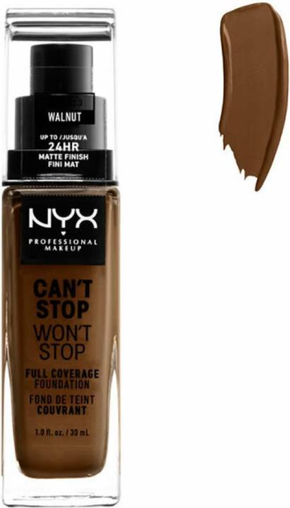 Produktbild NYX Professional Make-Up Full Coverage Foundation - Can't Stop Won't Stop (22.3 Walnut)