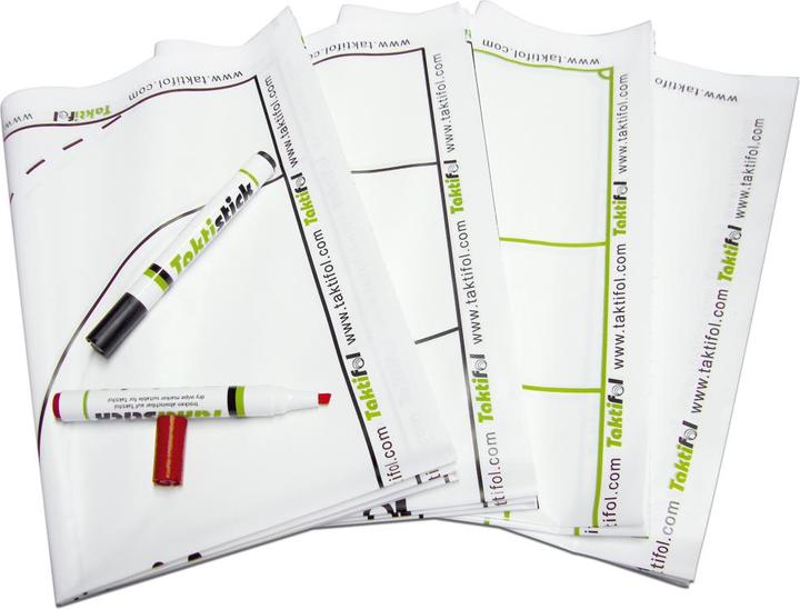 Taktifol ® Selbsthaftende Taktiktafel - Schulsport Set
