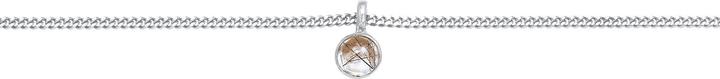 Actual product image Elli Choker, gemstone necklace (Quartz, 925 sterling silver, 36 cm)