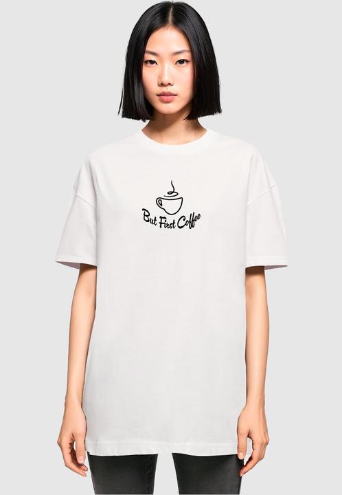 Immagine prodotto Merchcode Donna But First Coffee - Maglietta boyfriend oversize - 118399 (L)