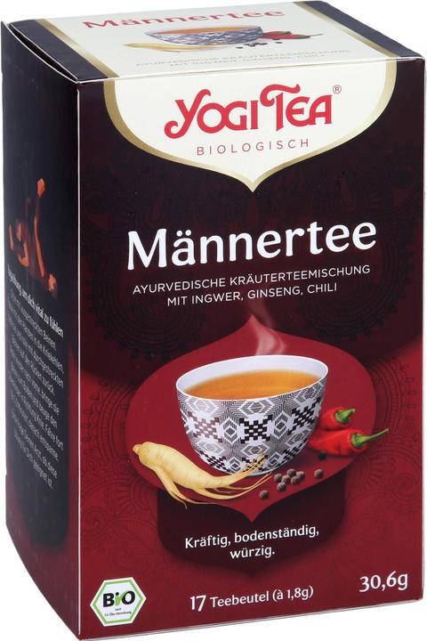 Produktbild Yogi Tea Männer Tee ayurvedische Kräuterteemischung, 17 St. Filterbeutel (30.60 g)