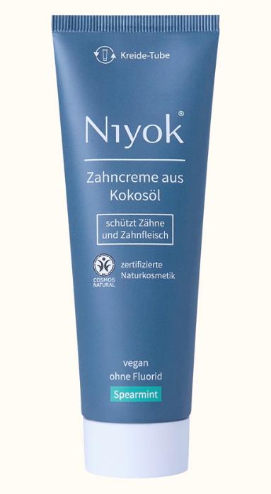 Produktbild Niyok Zahncreme Kokosöl Spearmint 75 ml (75 ml)