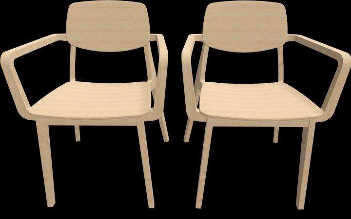 Dietiker Felber C14 Wood Stuhl