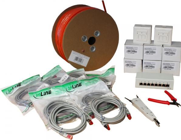Actual product image InLine Cat.6 Network Installation Kit - Storage Installation Kit