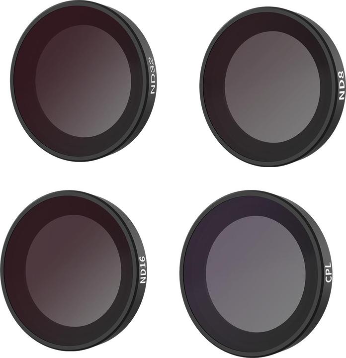 Immagine prodotto Telesin Set di filtri per lenti CPL/ND8/ND16/ND32 per Insta360 GO3