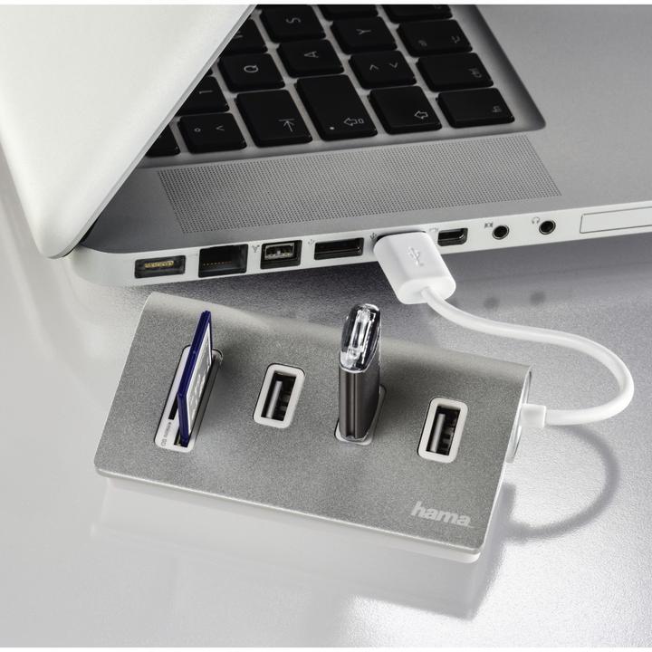 Actual product image Hama Aluminium (USB 2.0)