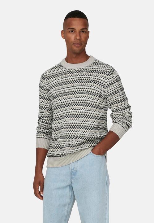 Produktbild Only & Sons ONSMUSA REG 3 STRUC CREW KNIT Strickpullover (XL)