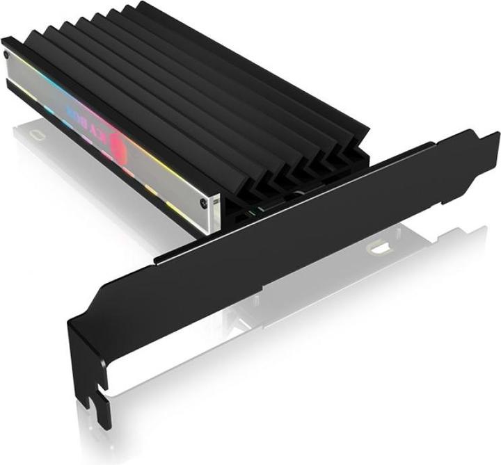 Actual product image Icy Box ARGB PCIe IcyBox expansion card for one M.2 NVMe SSD