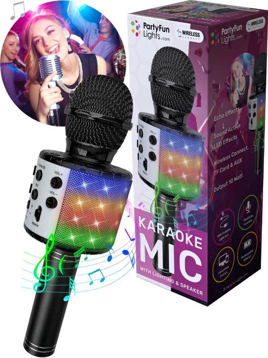 Actual product image PartyFun Lights Party Fun Lights - Karaoke microphone with speaker - (605600)