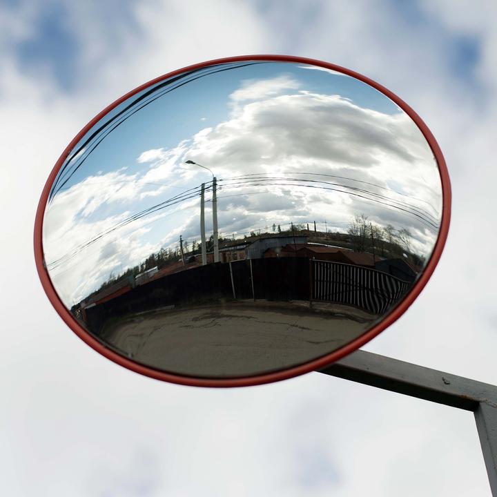 Produktbild Wiltec Sicherheitsspiegel 80cm Überwachungsspiegel Panoramaspiegel Verkehrsspiegel
