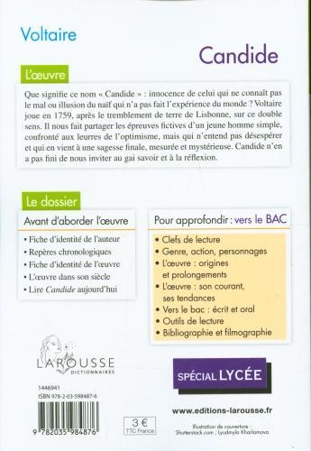 Image du produit Candide : spécial lycée (Français, Voltaire, 2020)