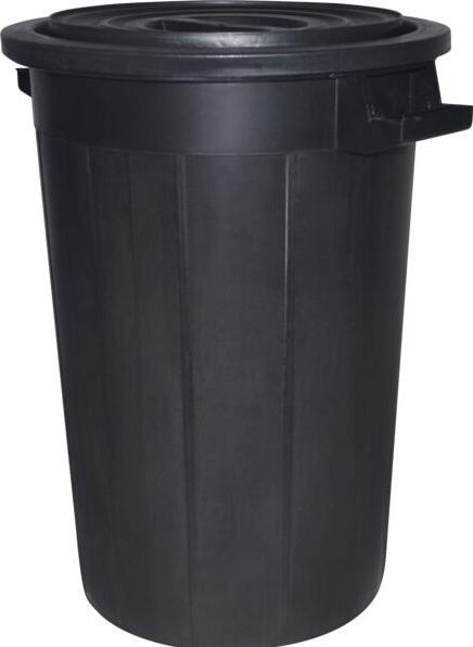 Actual product image Siemens Plastic waste bin 75 litres black with lid 2 outside handles (75 l)