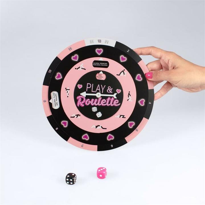 Produktbild Secret play SECRETPLAY PLAY & ROULETTE - W?RFEL- & ROULETTESPIEL (ES/PT/EN/FR) (Würfelspiel, Portugiesisch, Englisch, Französisch, Niederländisch, Spanisch)