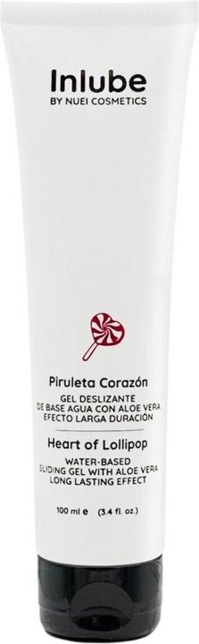 Actual product image Nuei INLUBE Heart of Lollipop water based sliding gel (100 ml)