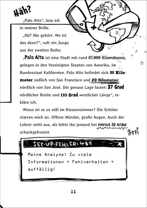 Produktbild Andro, streng geheim! (Band 1) - Fehlermeldung: Schule (Deutsch, Mareikje Vogler, Kai Pannen, Loewe Kinderbücher, 2021)