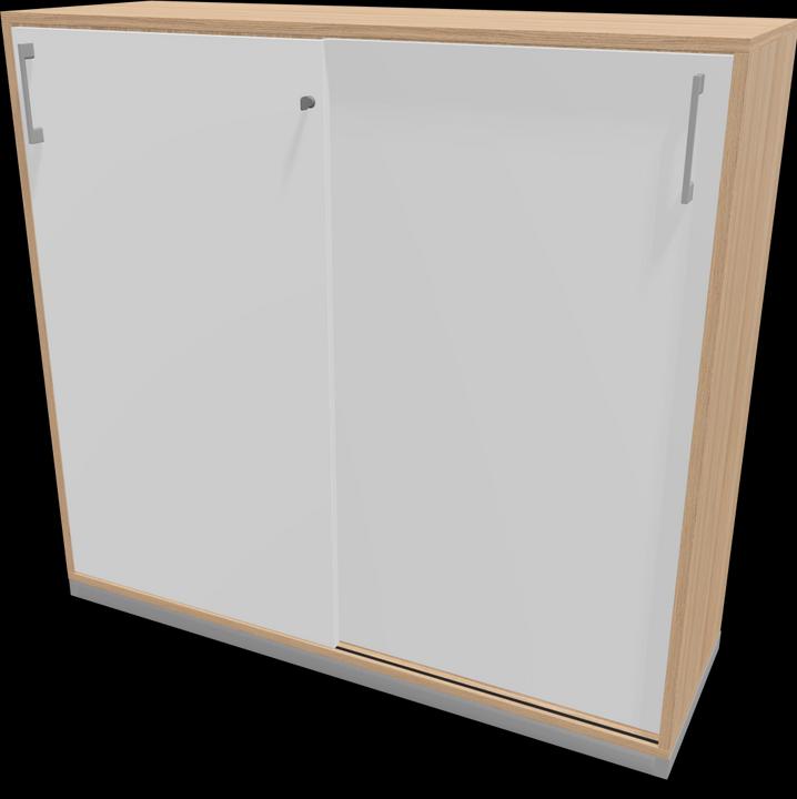 Silver grey, White, Amber oak decor with structure