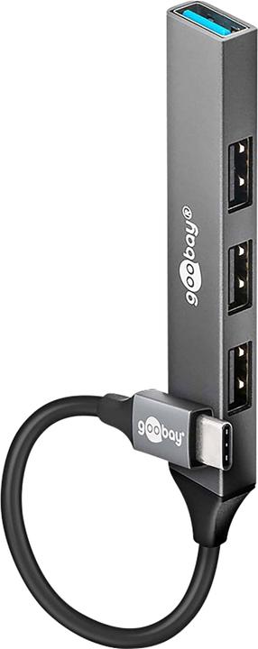 Goobay Slim (USB-C, 4 Ports)