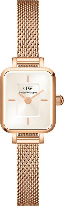 Actual product image Daniel Wellington Quadro Mini Melrose Champagne Rose Gold (Analogue wristwatch, 154 mm)