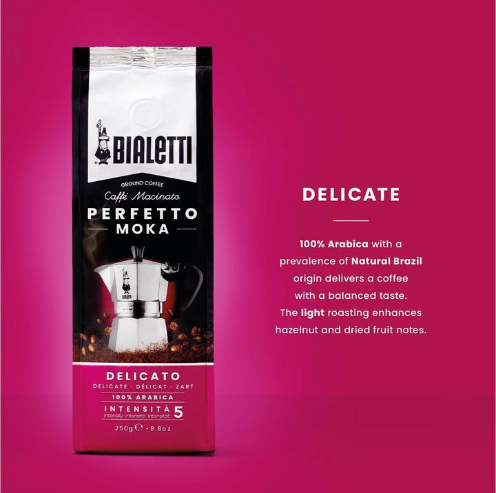 Produktbild Bialetti Delicato (Mittlere Röstung, 250 g)