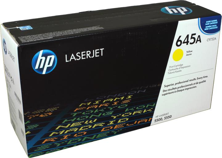 Actual product image HP 645a (Y)
