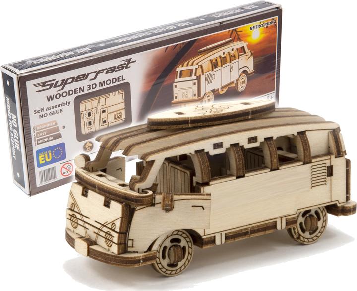 Actual product image WoodenCity Hippie Retro Bus