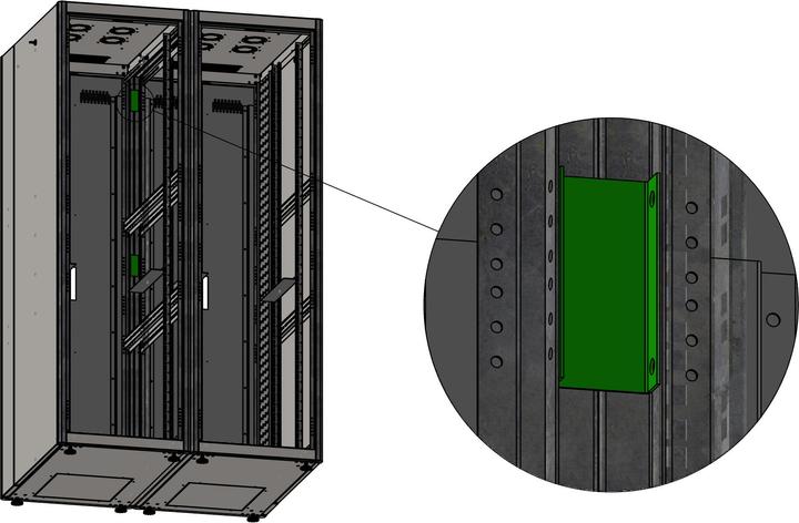 Image du produit Digitus DN-19 BGL-1 Kit de juxtaposition pour armoires 19 pouces