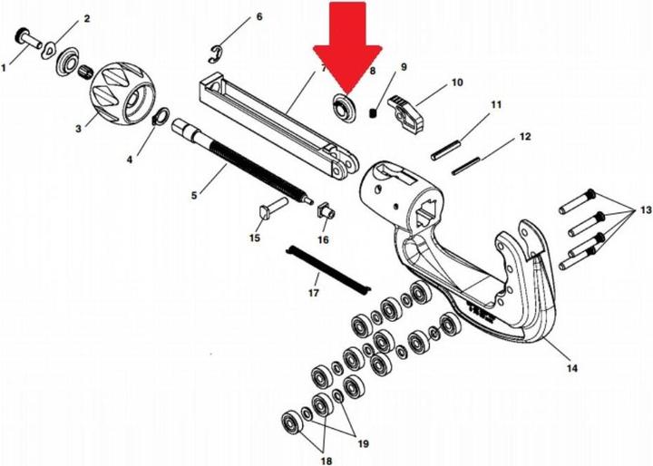 Produktbild Ridgid Schneidrädchen E-635 (Ersatzklinge)