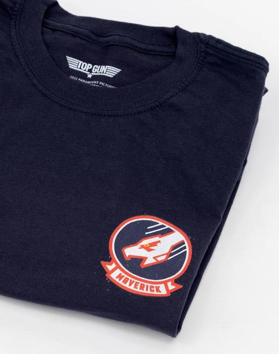 Actual product image Top Gun Mens Back Print T-Shirt (S)