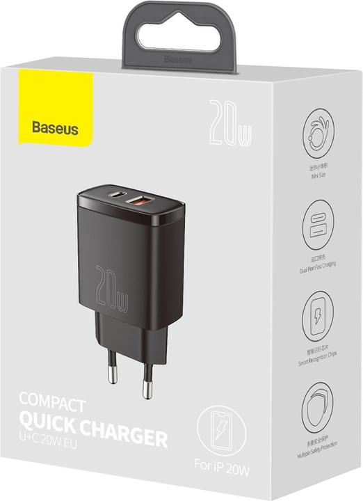 Produktbild Baseus Compact Charger (20 W)